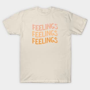 Feelings Hand Lettering T-Shirt